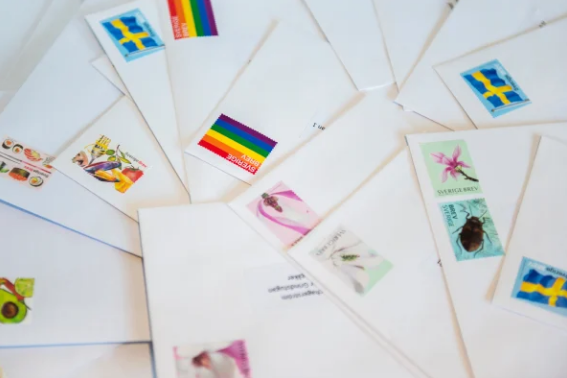 Отправка писем в Швецию