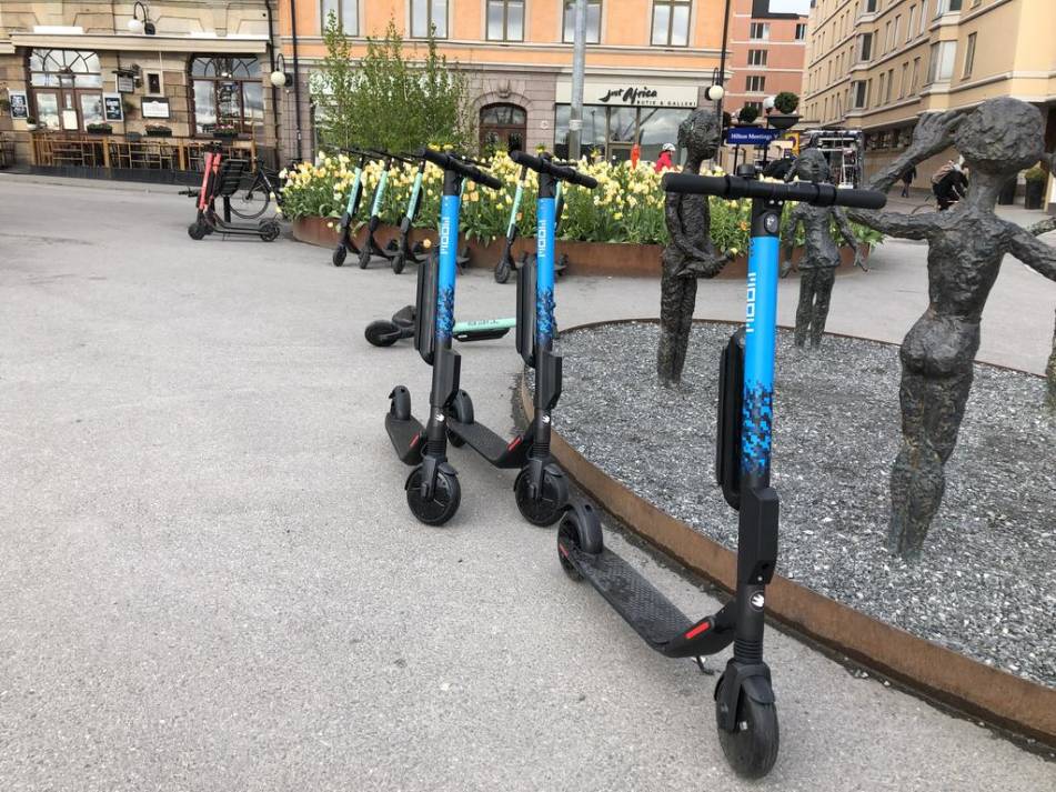 электроскутеры в Стокгольме