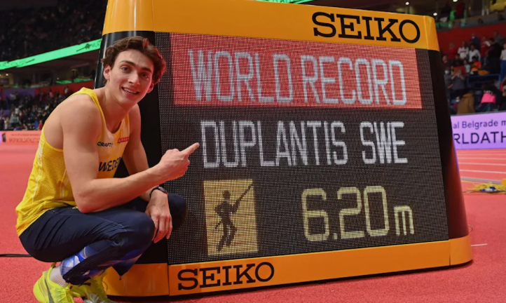 мировой рекорд по прыжкам с шестом