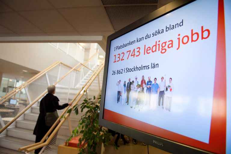 безработица в Швеции