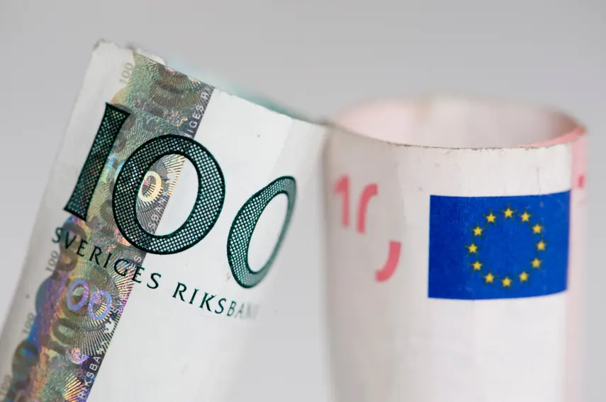 кроны в обмен на евро
