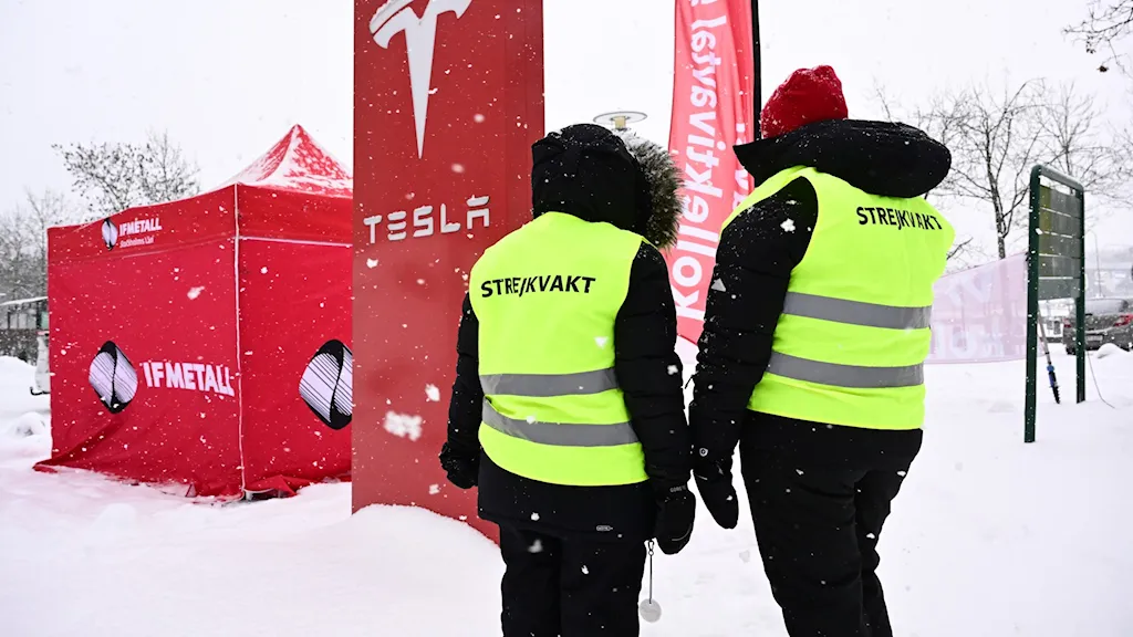 Tesla пострадала от забастовок в Швеции