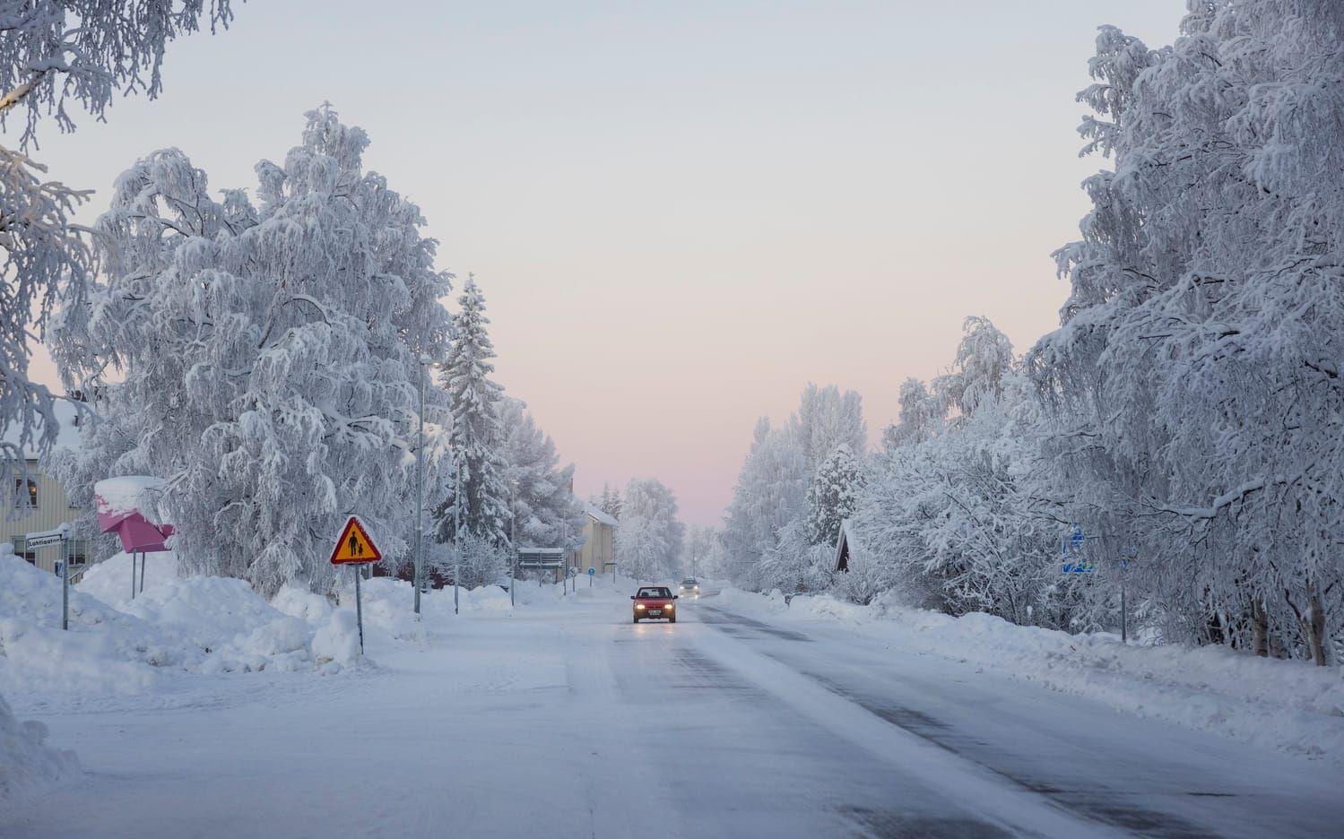 Изменение климата делает резкое похолодание в Швеции