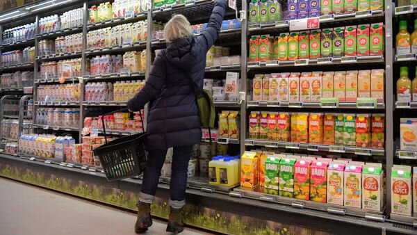Продажи продуктов питания в Швеции