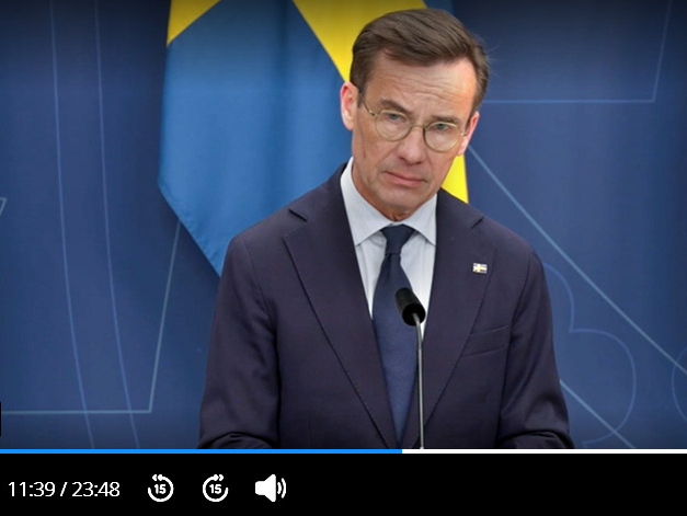 Швеция увеличит военную поддержку Украины на $7 млрд