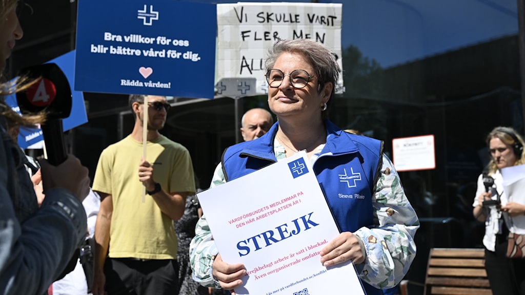 Забастовка работников здравоохранения Швеции во вторник наберет обороты