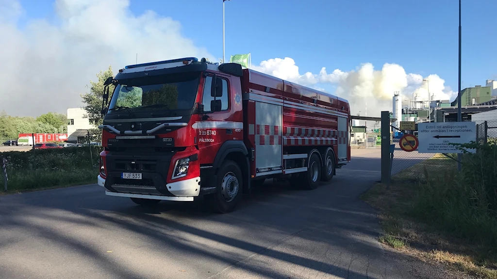 Пожары и опасные утечки на мусороперерабатывающем заводе Fortum близ Эребру
