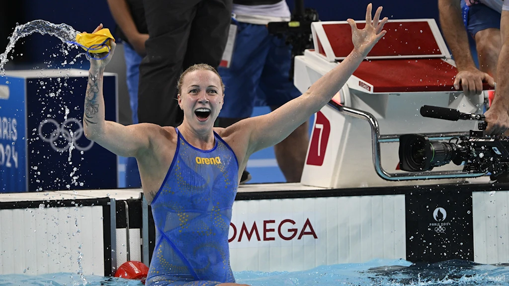 Шведка Сара Шестрем выиграла олимпийское золото на дистанции 100 метров вольным стилем