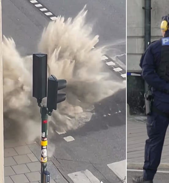 В центре Стокгольма нашли боевую гранату