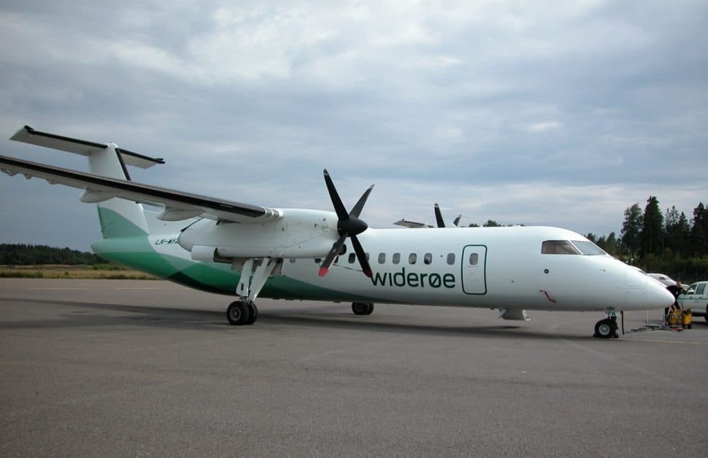 Widerøe Норвегии