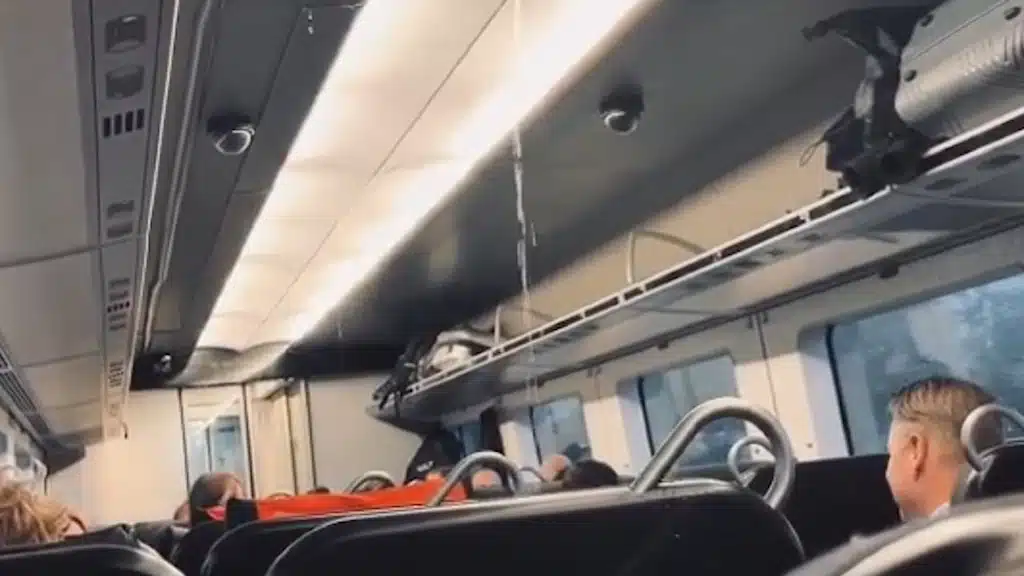 в поезде