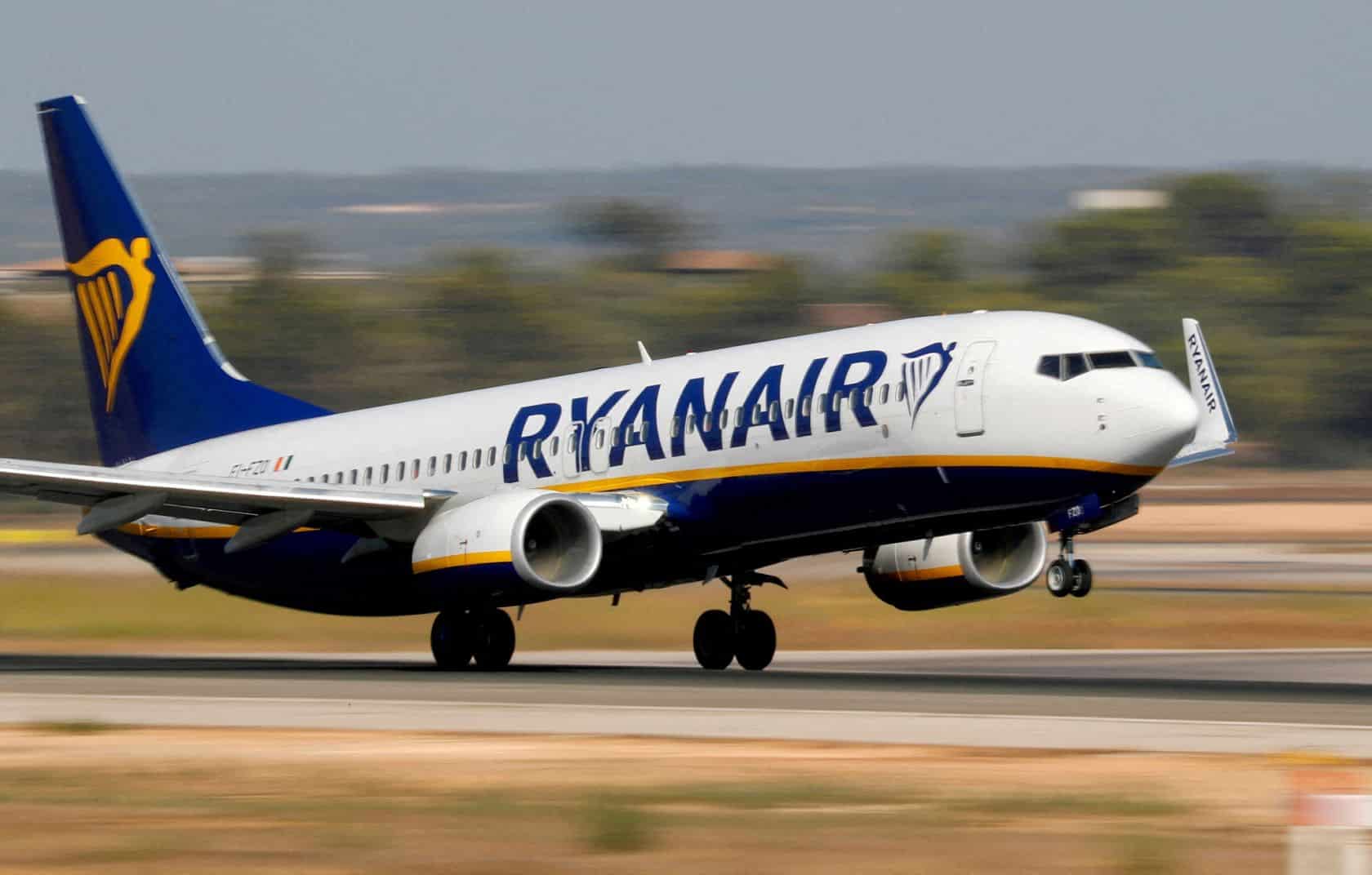 в Европе авиакомпания Ryanair
