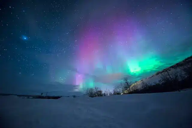 Северное сияние в Норвегии