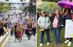 Восемь миллионов человек вышли на протест против Дональда Трампа протест против Дональда Трампа