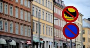 Новый запрет на шипованные шины в Стокгольме — ещё на четырёх улицах запрет на шипованные шины в Стокгольме