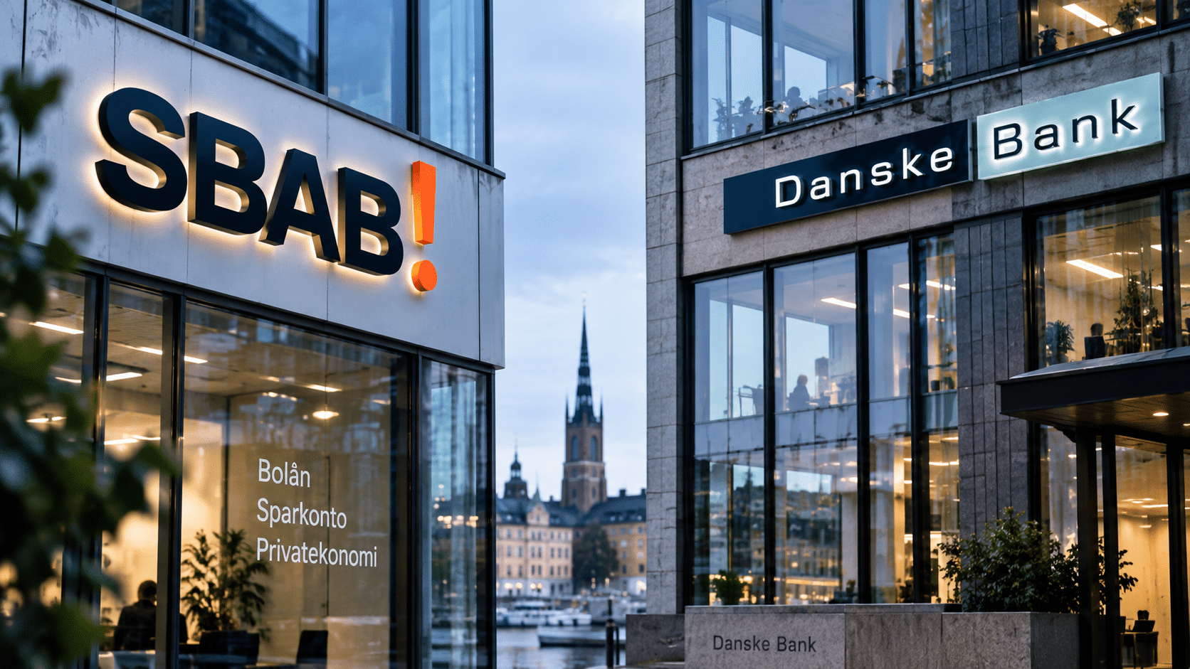 ипотечный банк SBAB и Danske Bank
