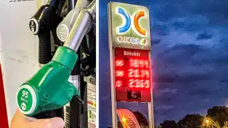 Цены на топливо в Швеции
