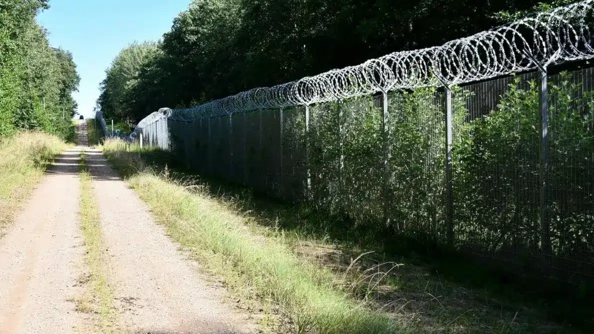 провести мигрантов из Беларуси в Латвию.